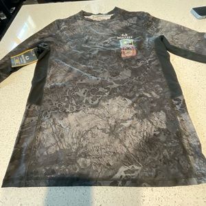 Real tree fishing camp shirt